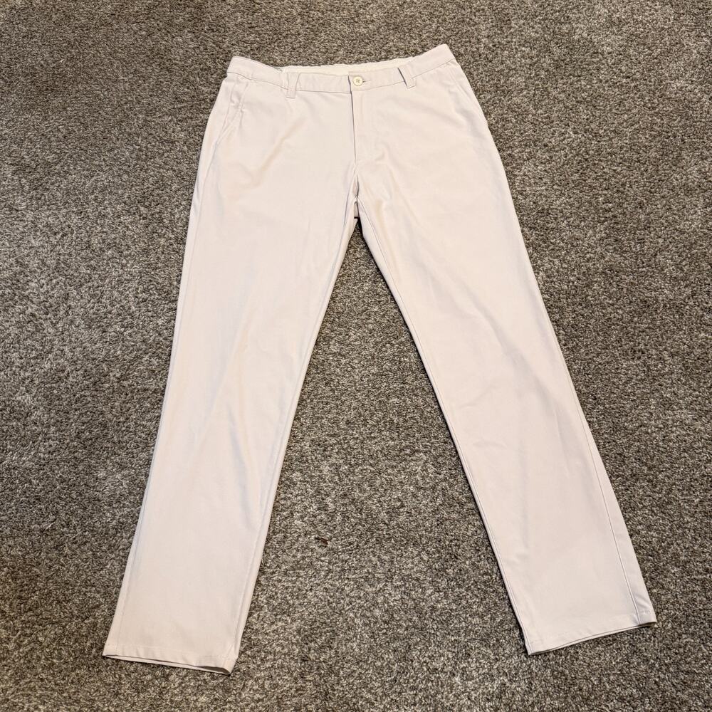 FootJoy FJ Dormie 34x32 Golf Pants White Performance Stretch
